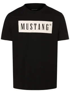 Mustang Herren T-Shirt - Austin in schwarz