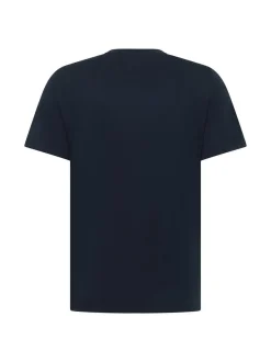 Mustang Herren T-Shirt in blau - Ausschnitt: Rundhals