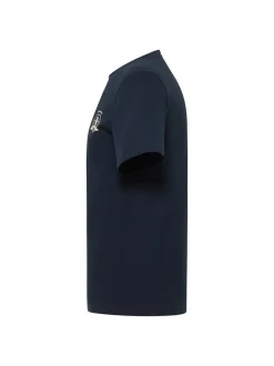 Mustang Herren T-Shirt in blau - Ausschnitt: Rundhals