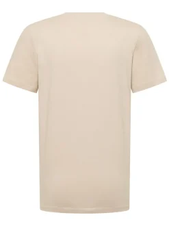 Mustang Herren T-Shirt in braun - Ausschnitt: Rundhals
