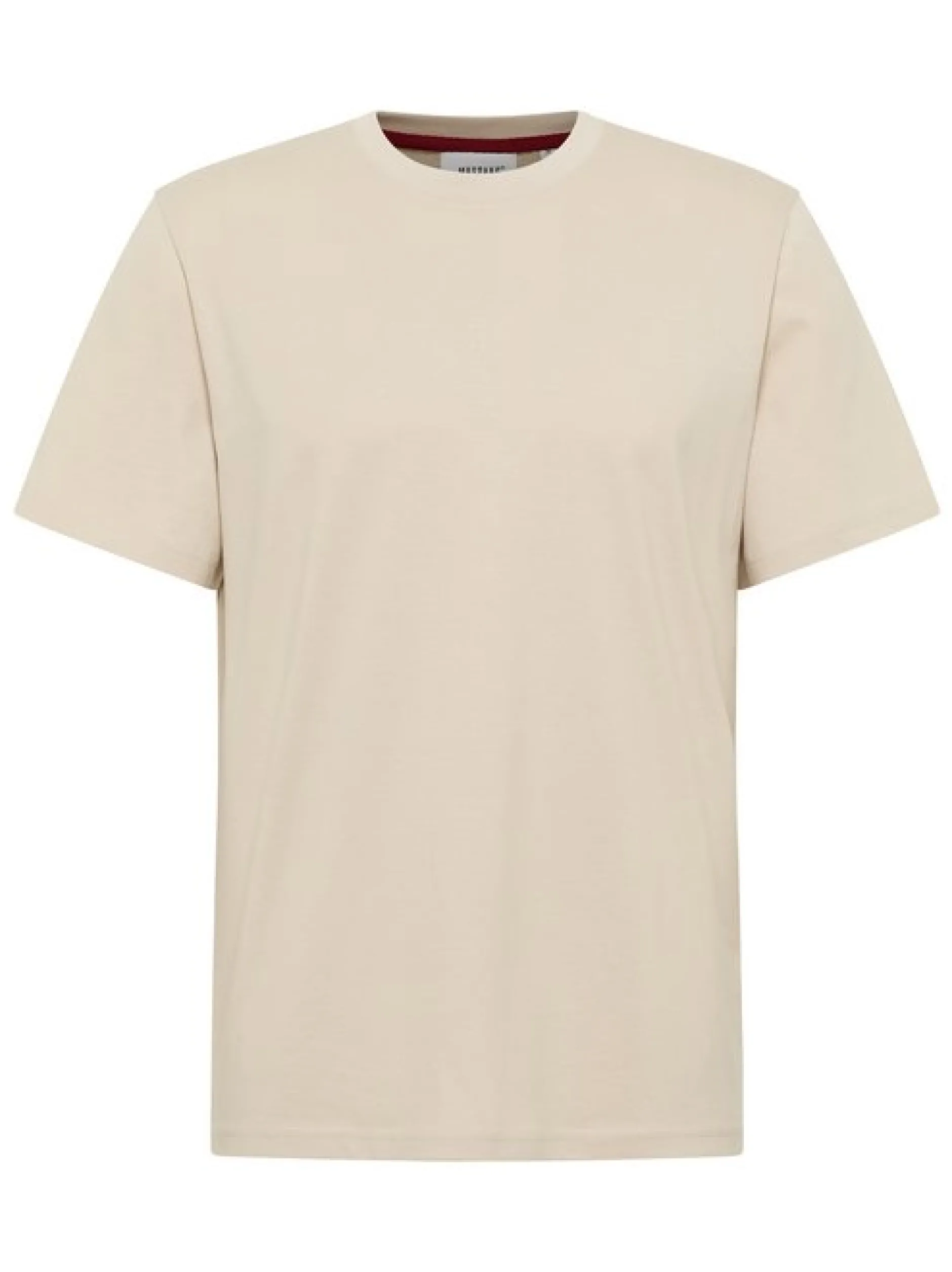 Mustang Herren T-Shirt in ecru - Ausschnitt: Rundhals