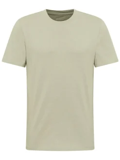 Mustang Herren T-Shirt in grün - Ausschnitt: Rundhals