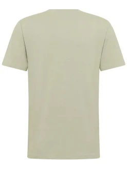 Mustang Herren T-Shirt in grün - Ausschnitt: Rundhals