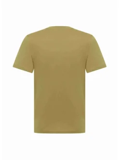Mustang Herren T-Shirt in grün - Ausschnitt: Rundhals