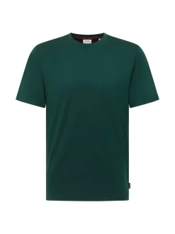Mustang Herren T-Shirt in grün - Ausschnitt: Rundhals