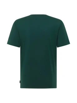 Mustang Herren T-Shirt in grün - Ausschnitt: Rundhals