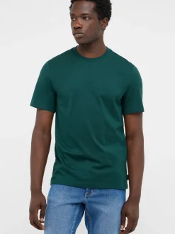 Mustang Herren T-Shirt in grün - Ausschnitt: Rundhals
