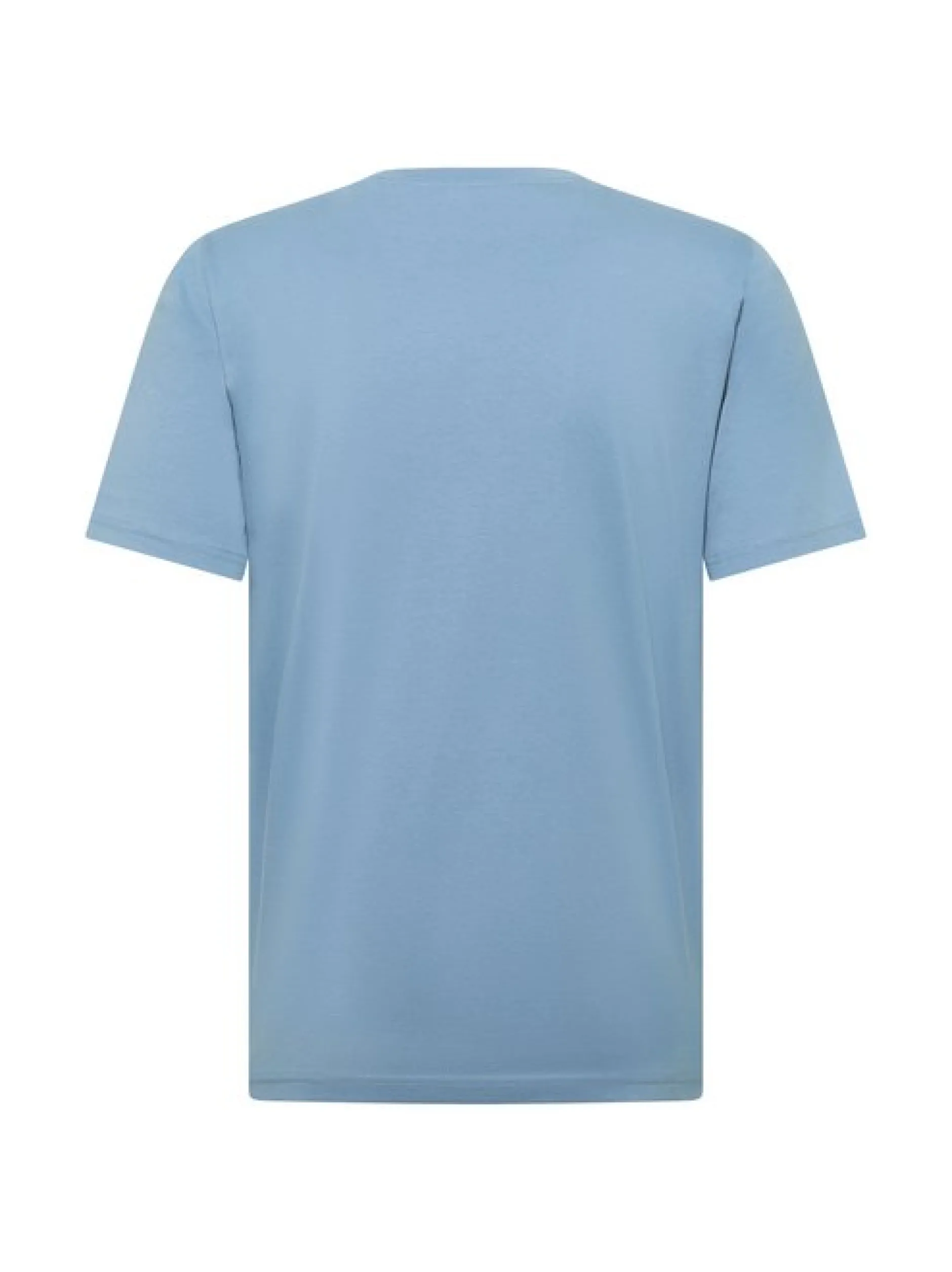 Mustang Herren T-Shirt in hellblau - Ärmel: Halbarm