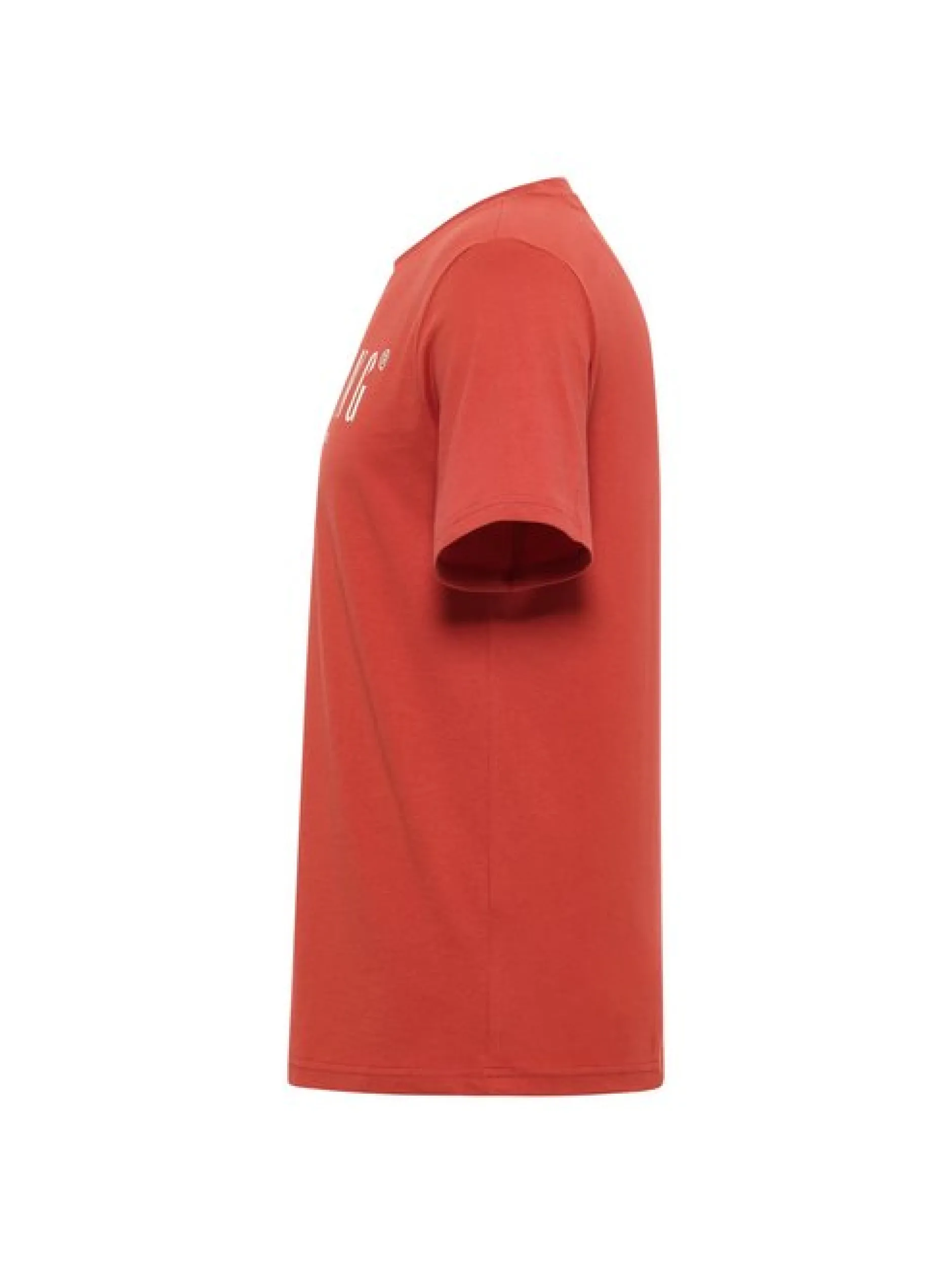 Mustang Herren T-Shirt in rot - Ausschnitt: Rundhals