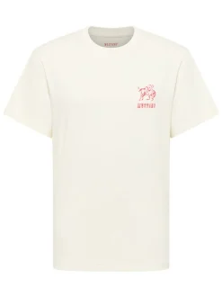 Mustang Herren T-Shirt in weiß - Ausschnitt: Rundhals