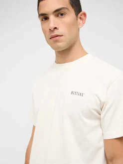 Mustang Herren T-Shirt in weiß - Ausschnitt: Rundhals