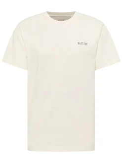 Mustang Herren T-Shirt in weiß - Ausschnitt: Rundhals