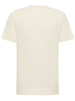 Mustang Herren T-Shirt in weiß - Ausschnitt: Rundhals