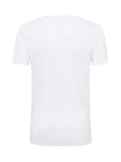 Mustang Herren T-Shirt in weiß - Ärmel: Halbarm