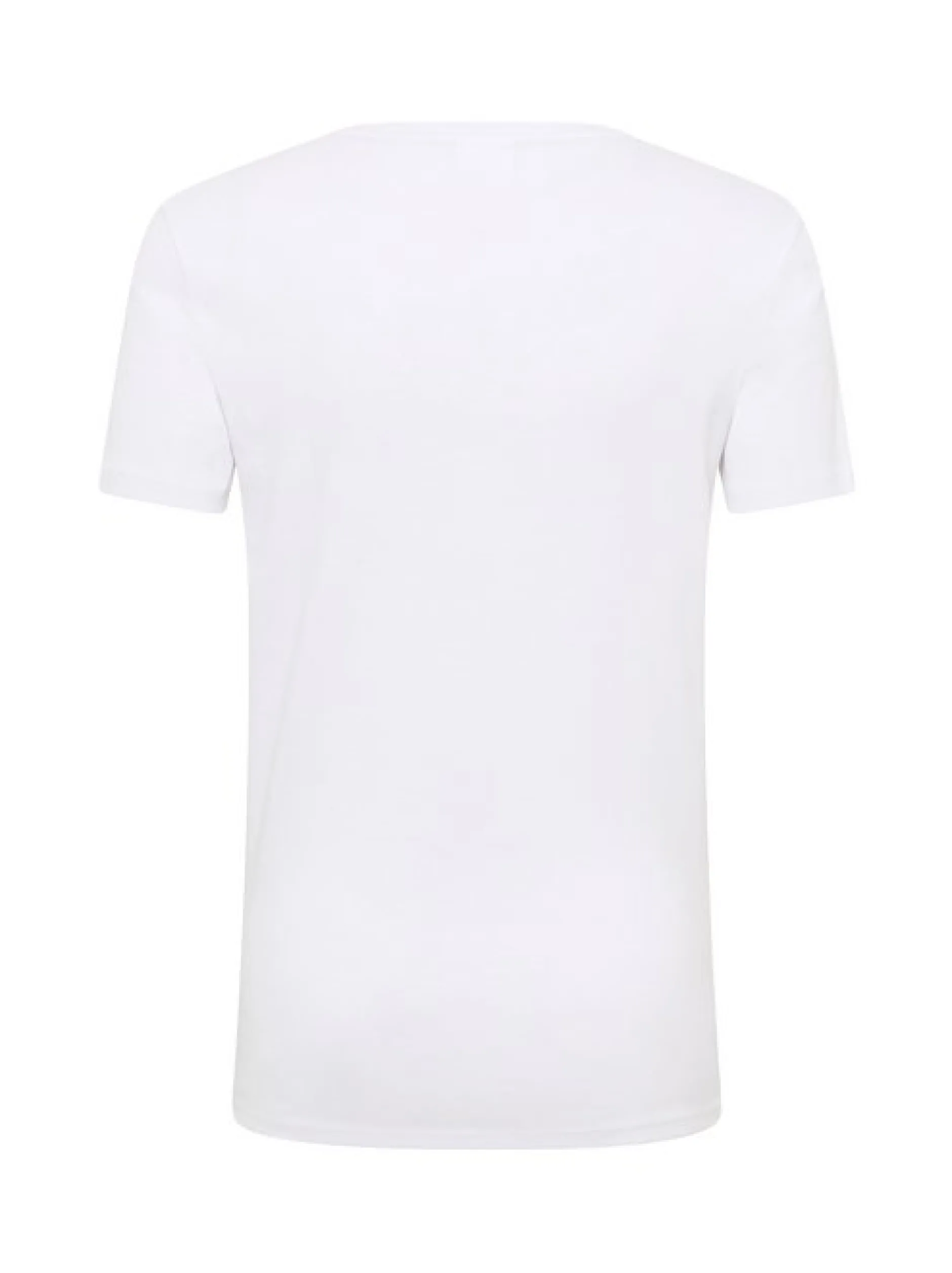 Mustang Herren T-Shirt in weiß - Ärmel: Halbarm