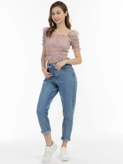 MyMo Damen Blusenshirt in mehrfarbig
