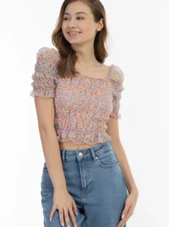 MyMo Damen Blusenshirt in mehrfarbig