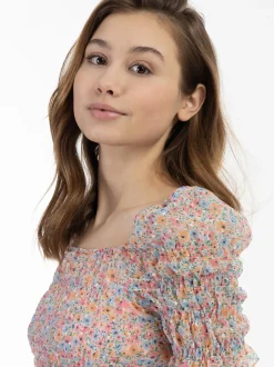 MyMo Damen Blusenshirt in mehrfarbig