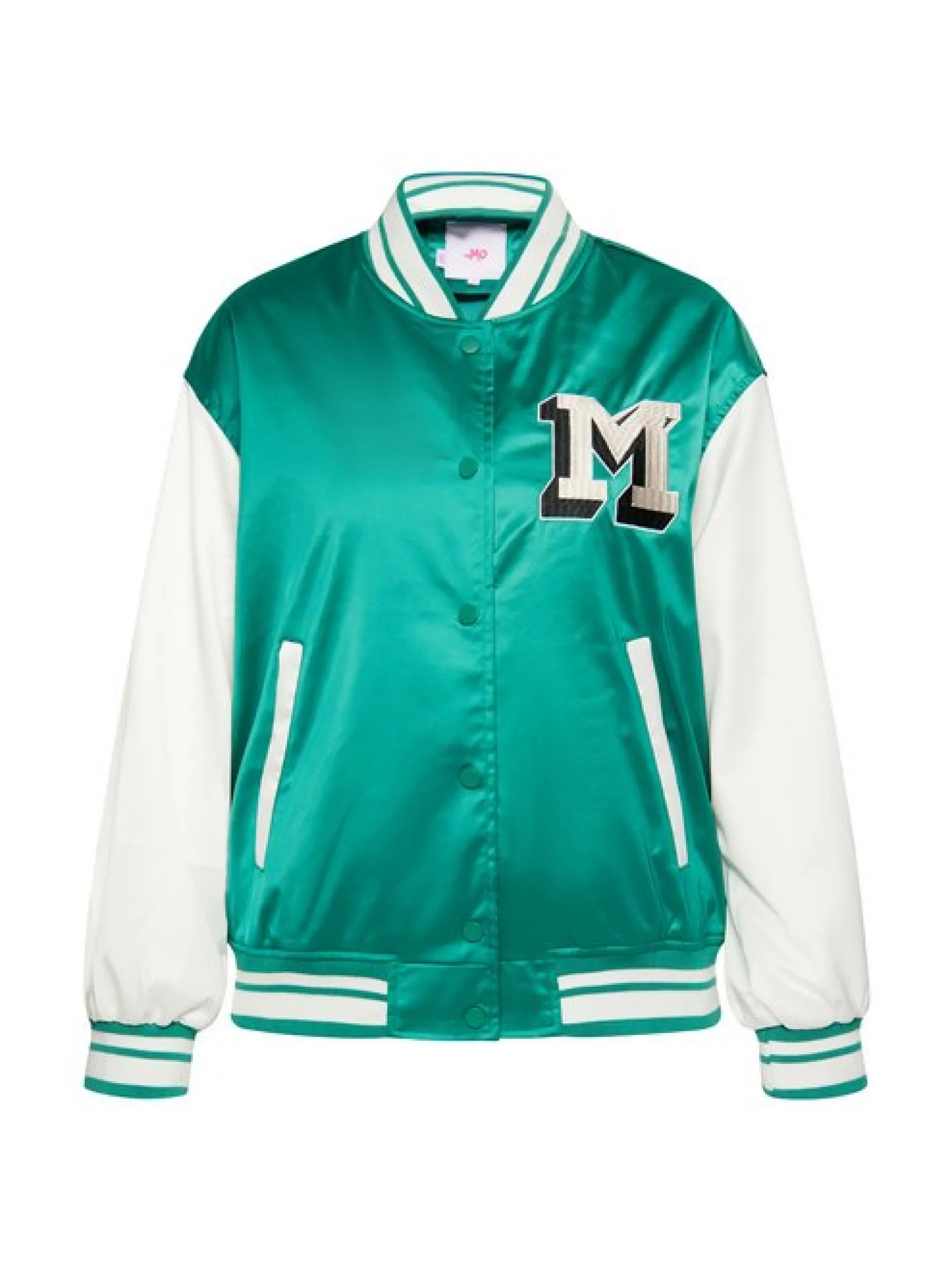 MyMo Damen Collegejacke in grün