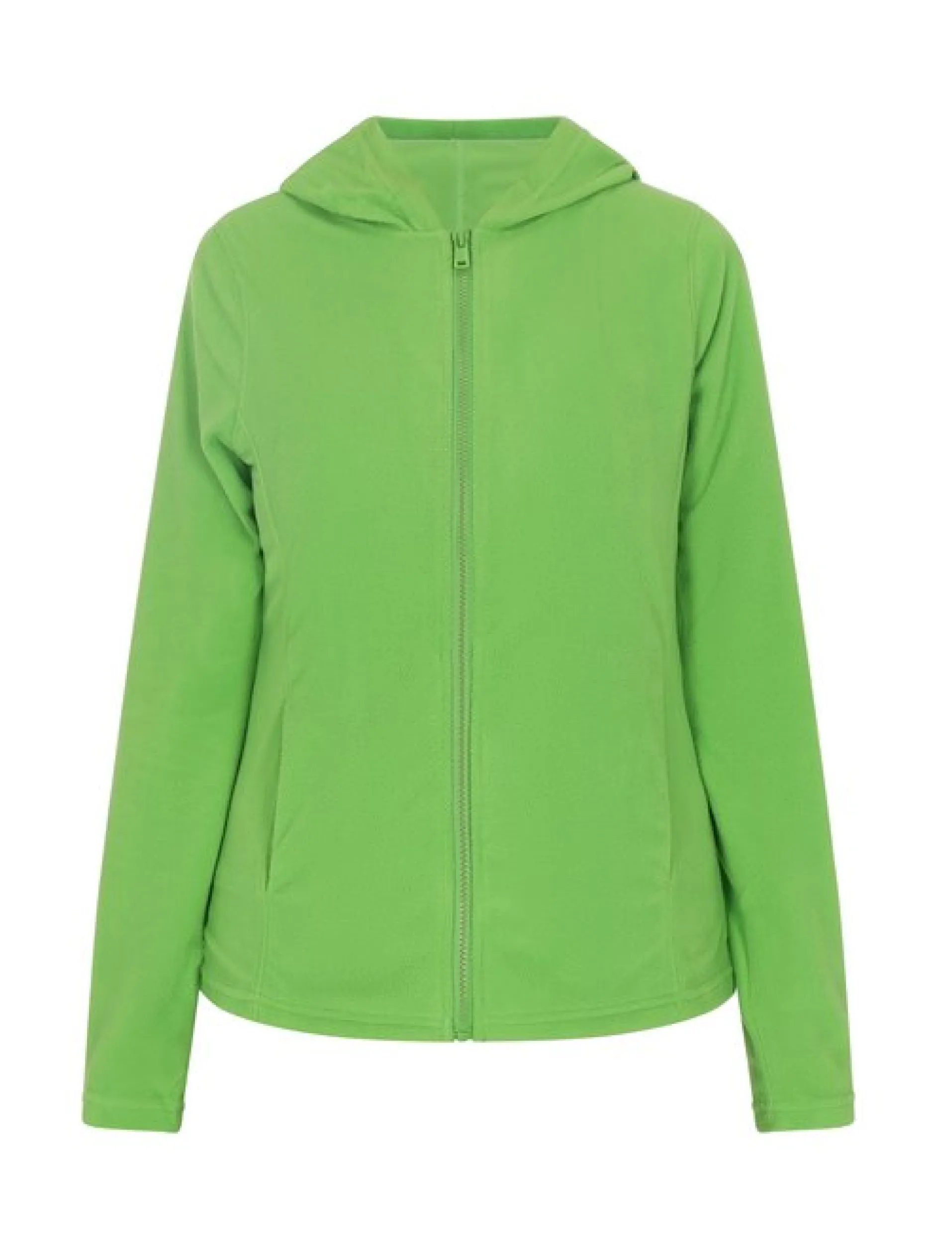 MyMo Damen Fleecejacke in grün