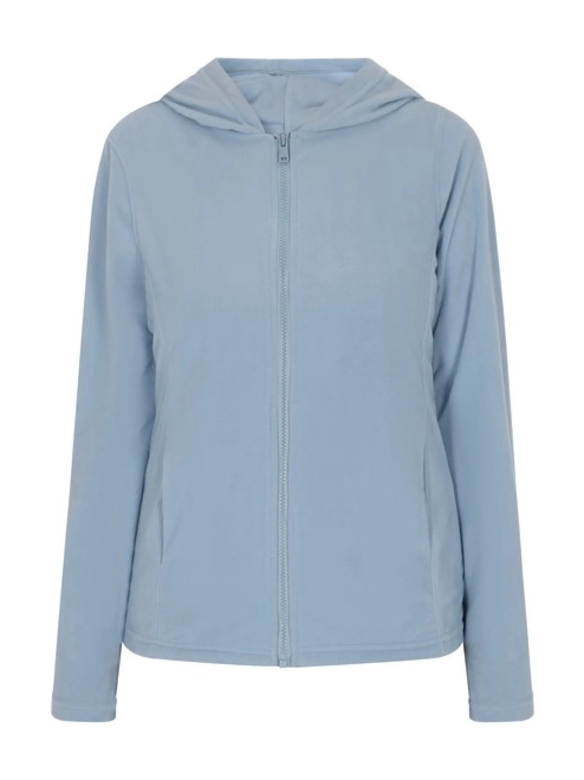 MyMo Damen Fleecejacke in hellblau