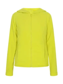 MyMo Damen Fleecejacke in limone