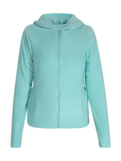 MyMo Damen Fleecejacke in türkis