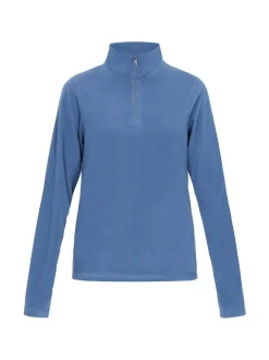 MyMo Damen Fleecepullover in blau