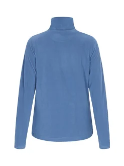 MyMo Damen Fleecepullover in blau