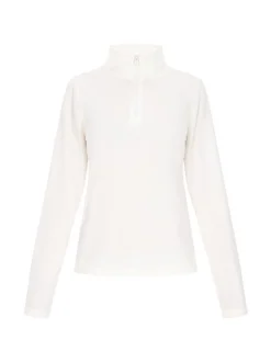 MyMo Damen Fleecepullover in ecru