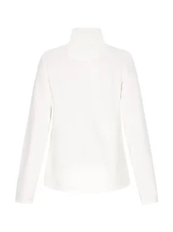 MyMo Damen Fleecepullover in ecru