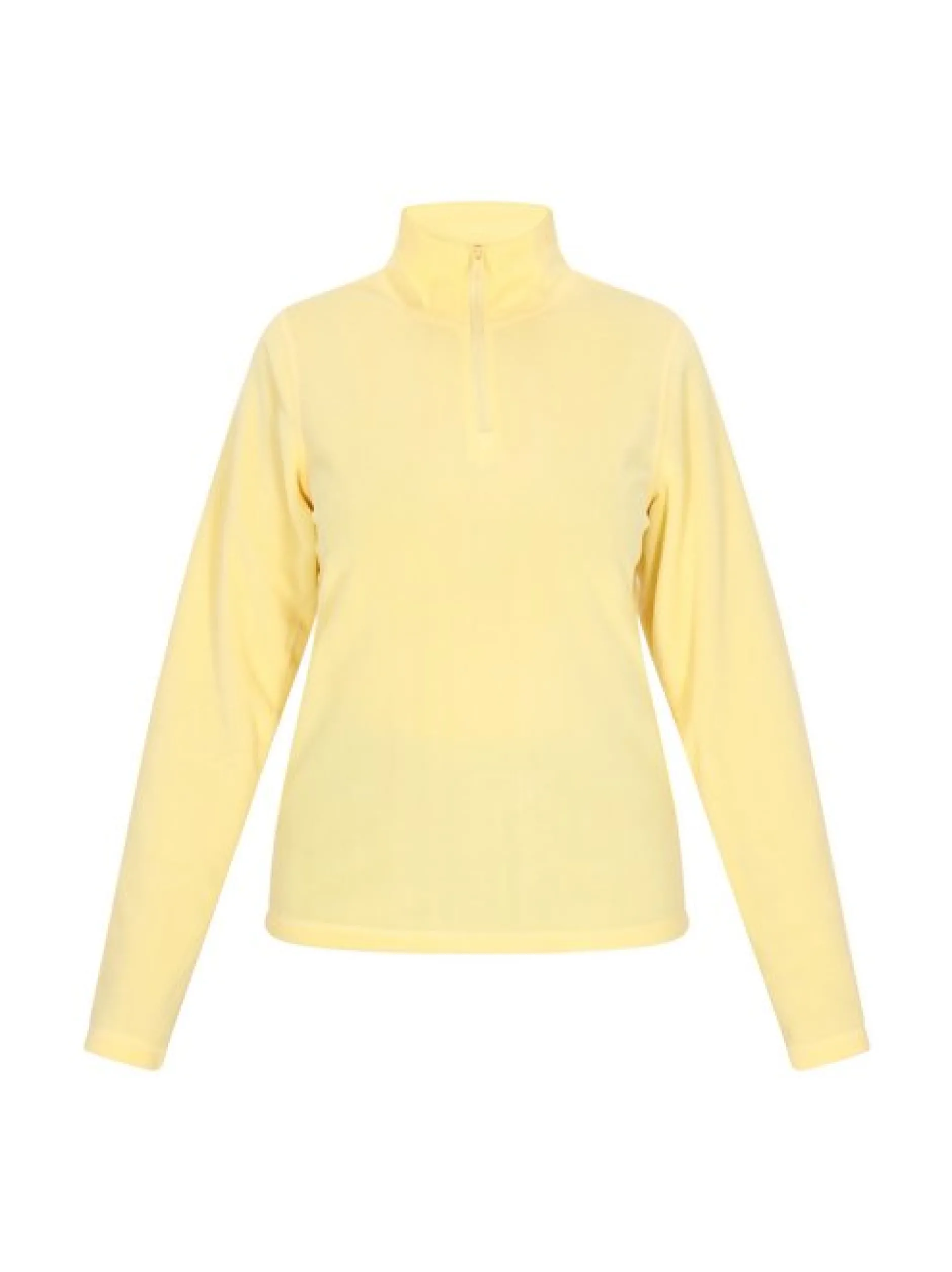 MyMo Damen Fleecepullover in gelb
