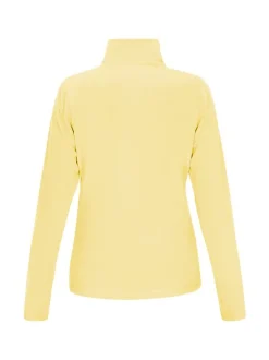 MyMo Damen Fleecepullover in gelb