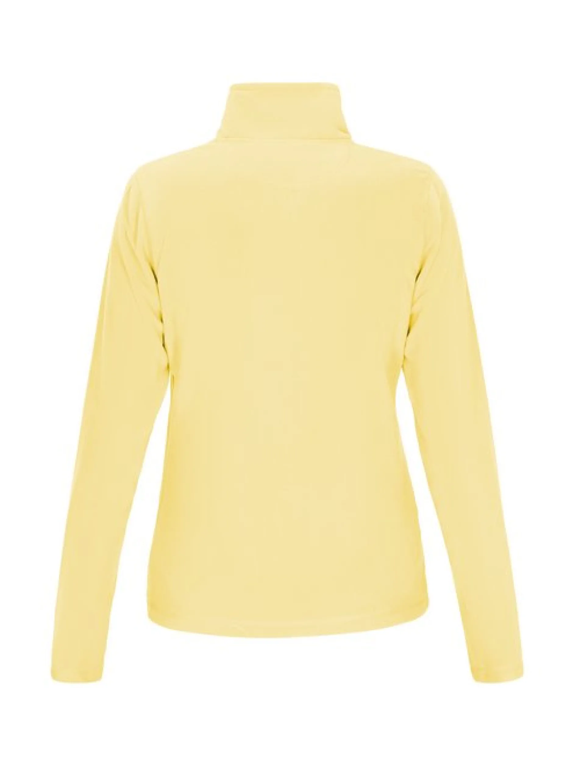 MyMo Damen Fleecepullover in gelb