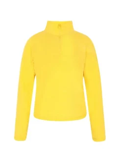 MyMo Damen Fleecepullover in gelb