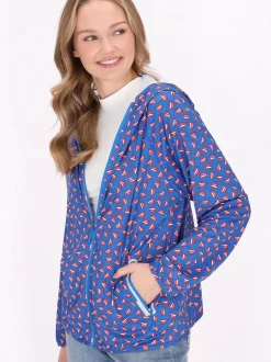 MyMo Damen Jacke in blau