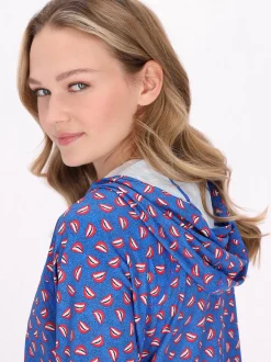 MyMo Damen Jacke in blau
