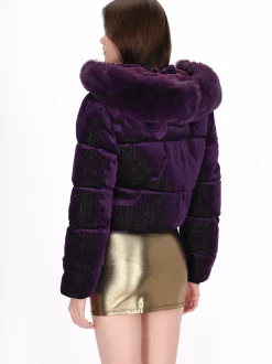 MyMo Damen Jacke in lila
