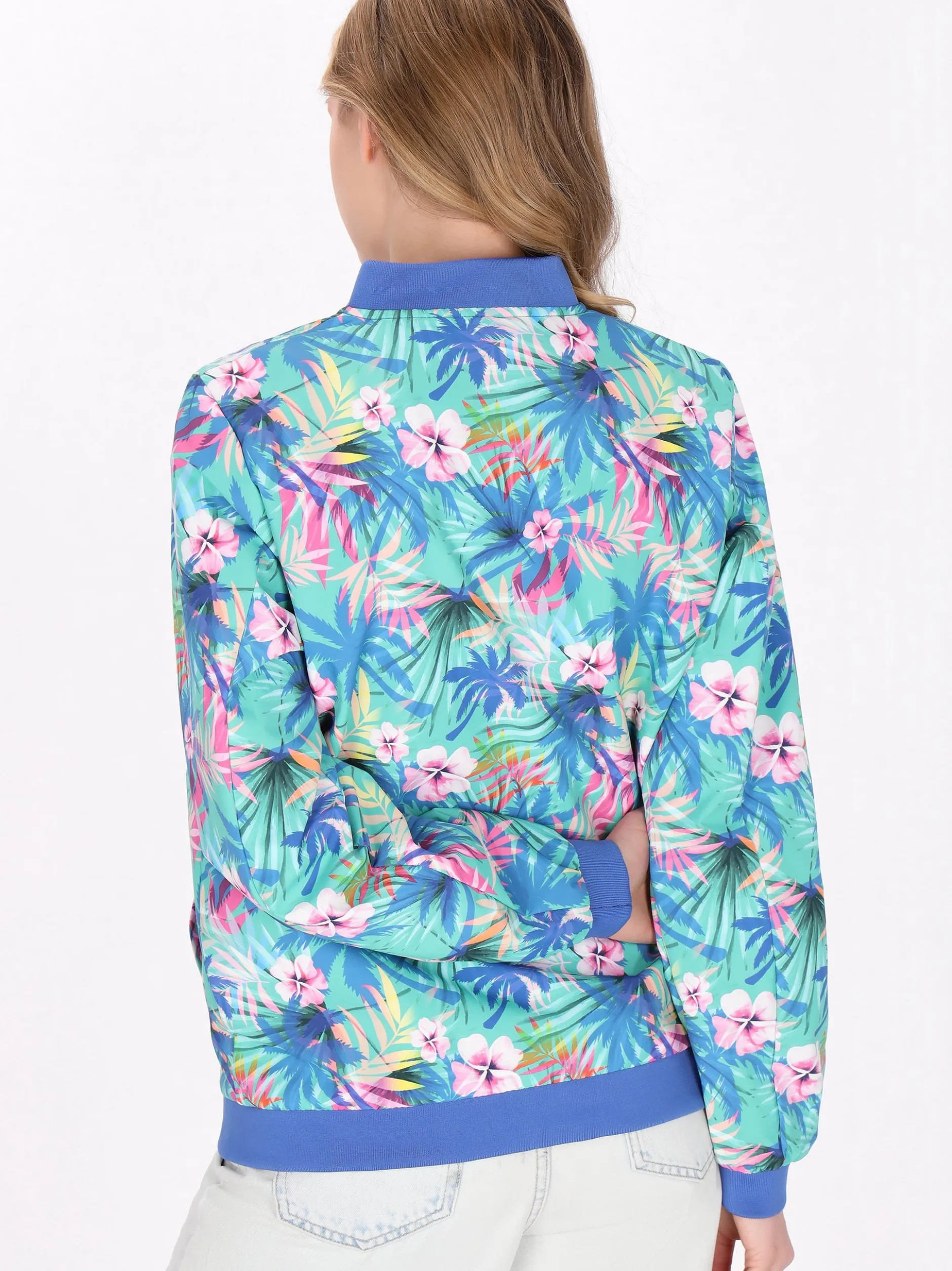 MyMo Damen Jacke in mehrfarbig