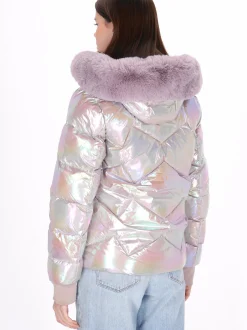 MyMo Damen Jacke in purple