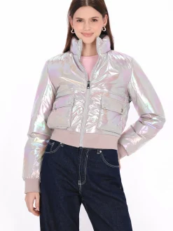 MyMo Damen Jacke in purple