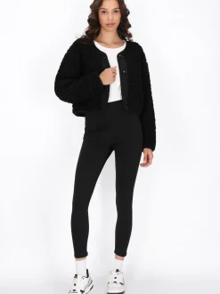 MyMo Damen Jacke in schwarz