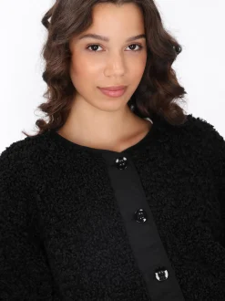 MyMo Damen Jacke in schwarz