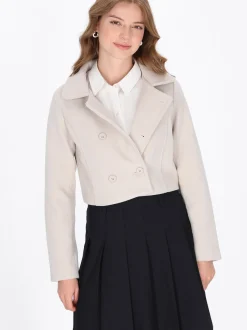 MyMo Damen Jacke in weiß
