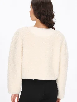 MyMo Damen Jacke in weiß