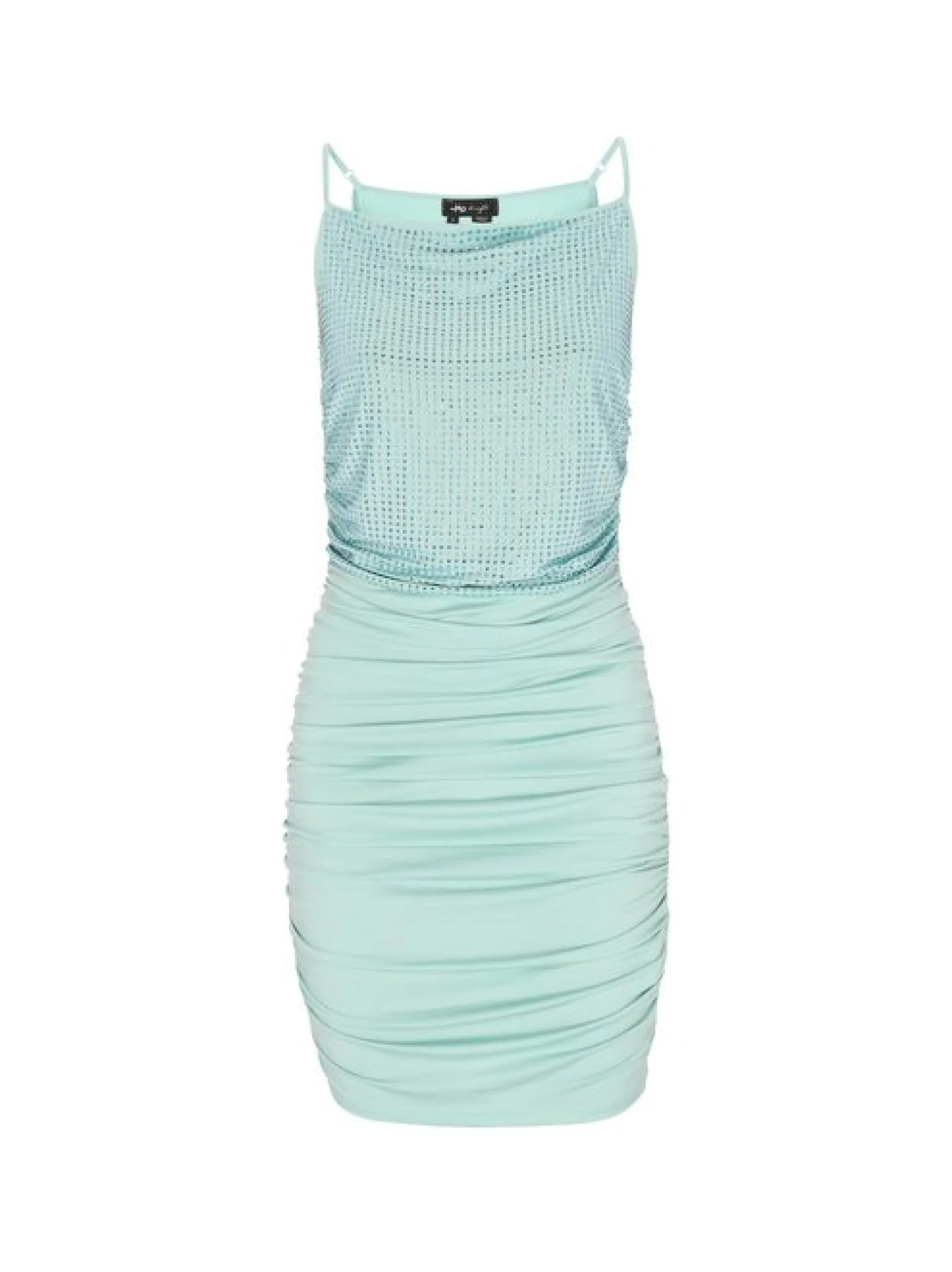 MyMo Damen Kleid in aqua - Länge: mittel