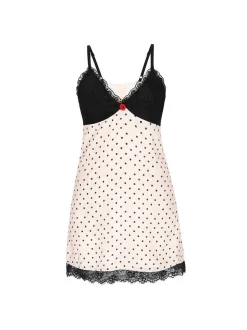 MyMo Damen Kleid in beige - Länge: mittel