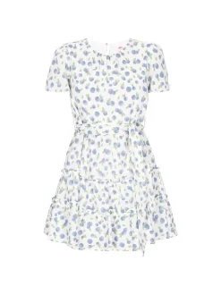MyMo Damen Kleid in blau - Ausschnitt: Rundhals
