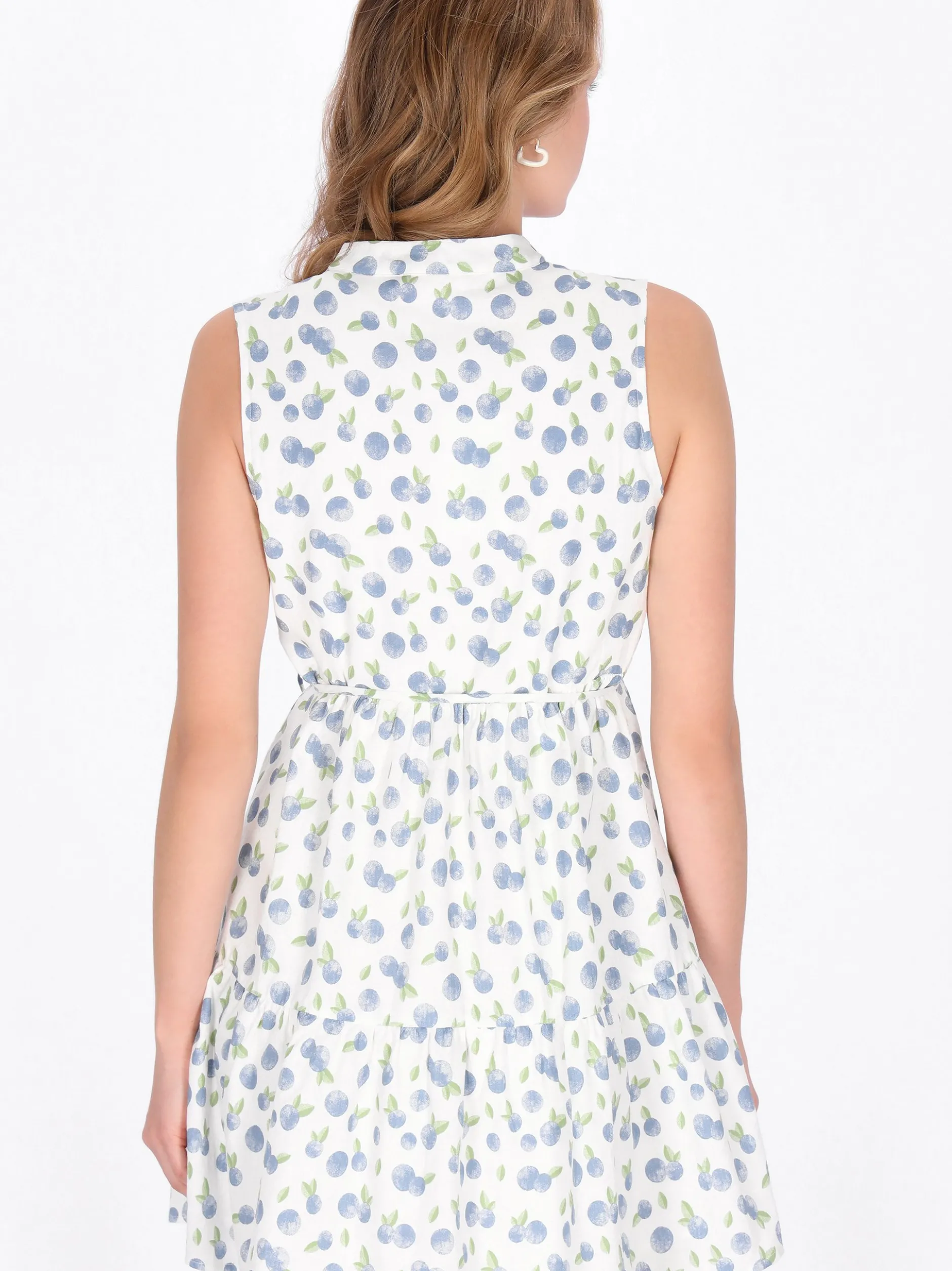MyMo Damen Kleid in blau - Länge: mittel