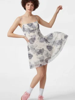 MyMo Damen Kleid in grau - Länge: mittel